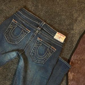 straight leg true religion jeans!